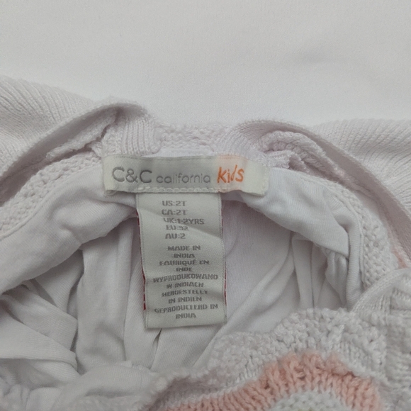 C&C California Kids Soft Knit Crochet Dress Toddler Summer - Picture 5 of 6